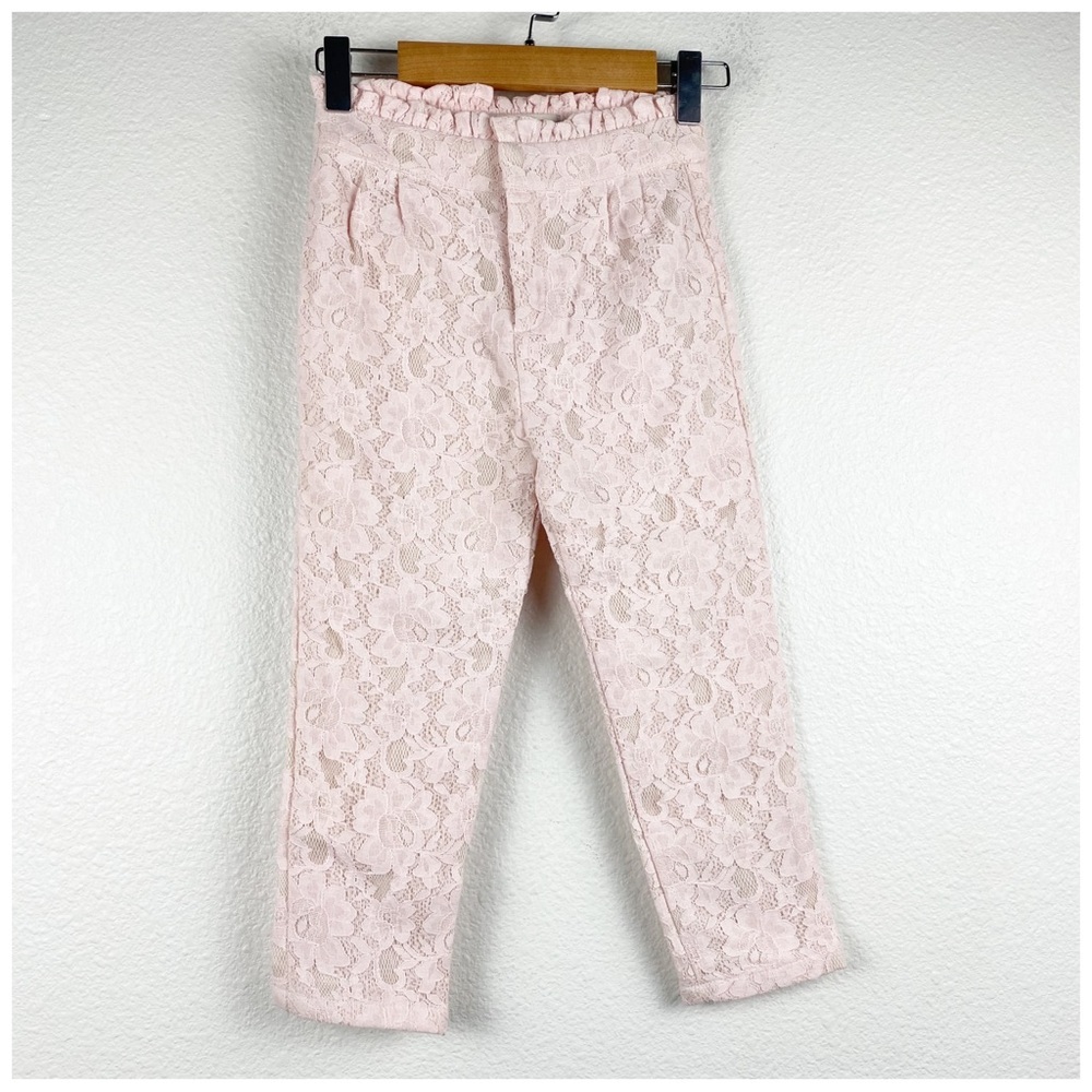 NWT‎ Liv Kids Pink Lace Pants Size 5/6